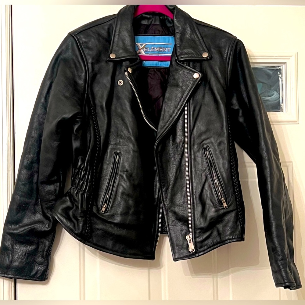 Genuine Leather Moto Jacket